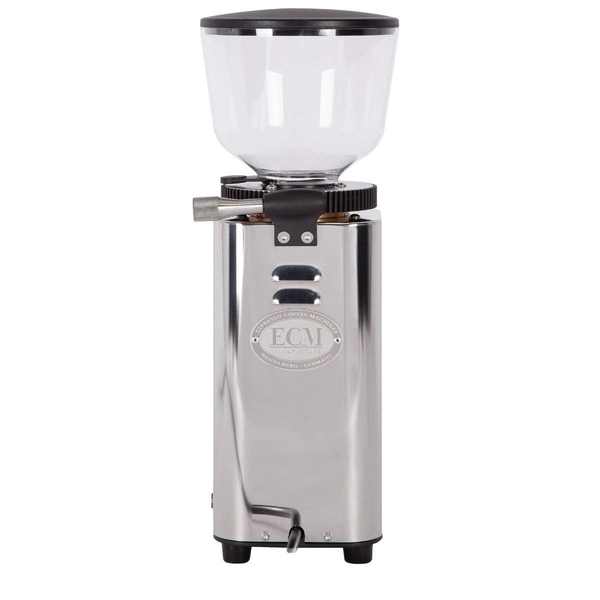 ECM C-Automatik 54 coffee grinder rear view stainless steel