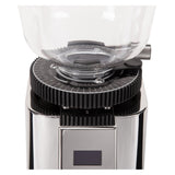 ECM C-Automatik 54 coffee grinder close-up of hopper and grind adjustment collar