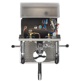 ECM Elektronika II Profi espresso machine rear internal view from above