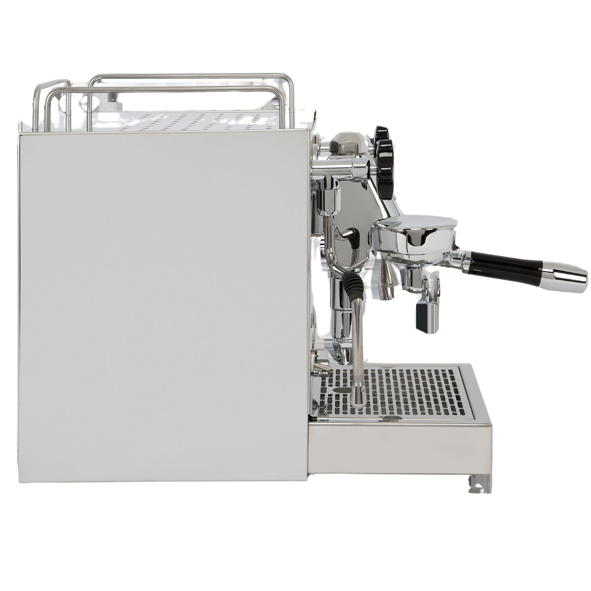 ECM Mechanika Slim Digital PID espresso machine, side profile view