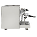ECM Technika VI espresso machine, side profile with portafilter
